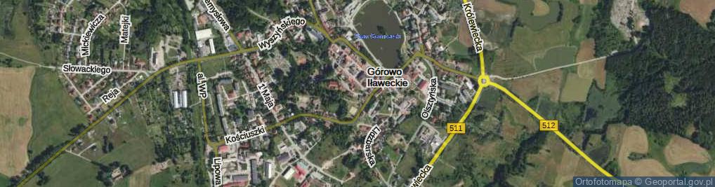 Zdjęcie satelitarne Warmińska ul.